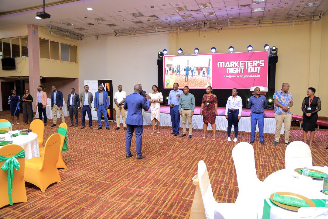 MediagePR's tweet photo. The official Marketer's dance at the #MarketersNightOut . #LastFriday #fbf @HotelAfricana #Kampala https://t.co/dd8nu69uxm