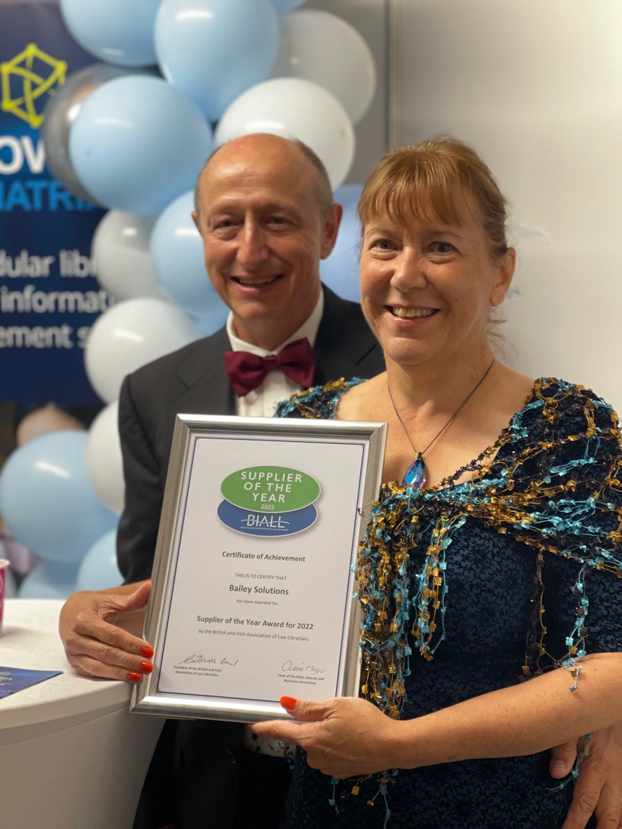 KnowAllMatrix's tweet photo. It's a very special privilege to win and an #award but especially at the #BIALL conference that I have been attending most years since the mid 1980s. Thank you so much for all the nominations and recognition of our hard work in #library #systems.
https://t.co/9IyOzEKQBX https://t.co/xR0aMDh2HA