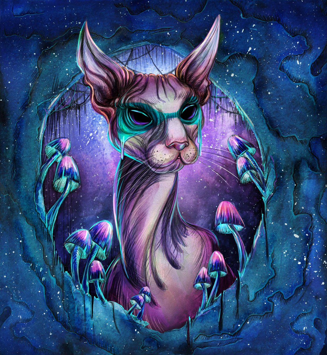 Hi, my name is Elsa! I am currently painting two collections.
Contemplator
opensea.io/collection/the…
The collection is about the zodiac signs, fate and my observations of being.
✨✨✨
Magical cats
opensea.io/collection/mag…
The world of magical, powerful cats.
#NFTCcommunity #NFT