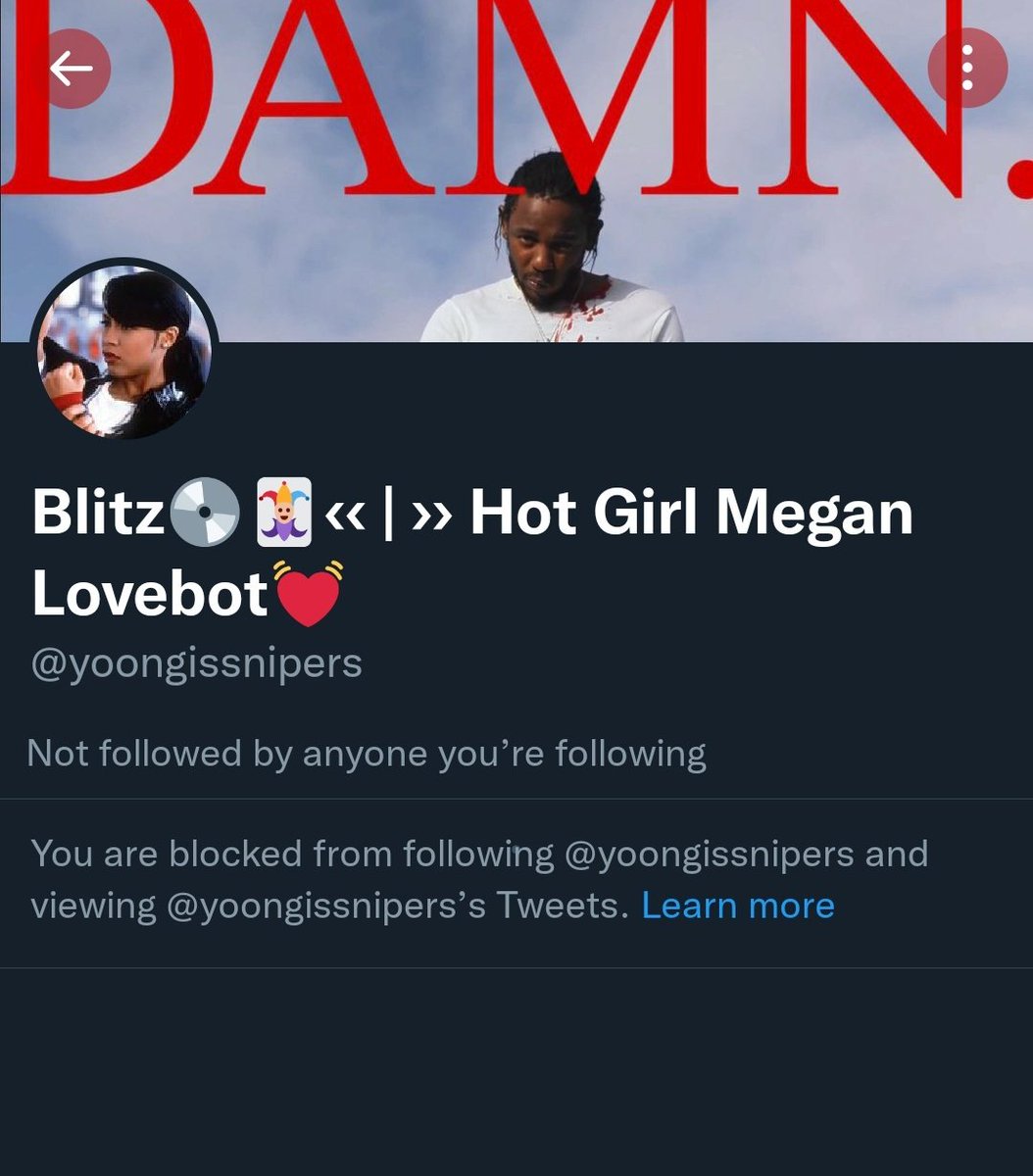 nyamjooner's tweet photo. BLOCKED ME BECAUSE I SAID NAMJOON'S IMPACT ??? 😭 https://t.co/DoSYn714k2