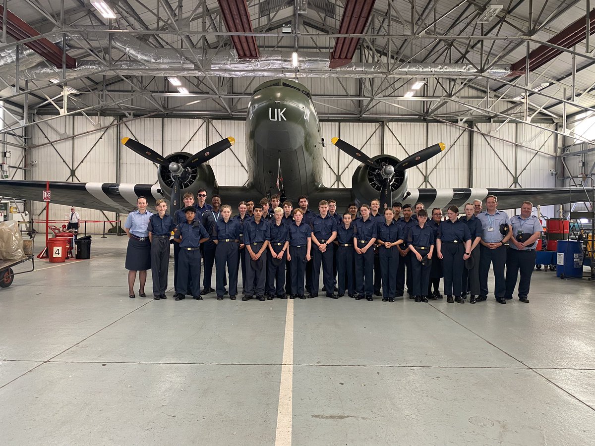 RafCcf's tweet photo. What a way to round off a fantastic weeks camp at RAF Coningsby with a visit to BBMF - thank you very much the cadets loved it! @OhgsPrincipal @graemetbell @RAFBBMF @RAFConingsby https://t.co/DkUVCSFMoH