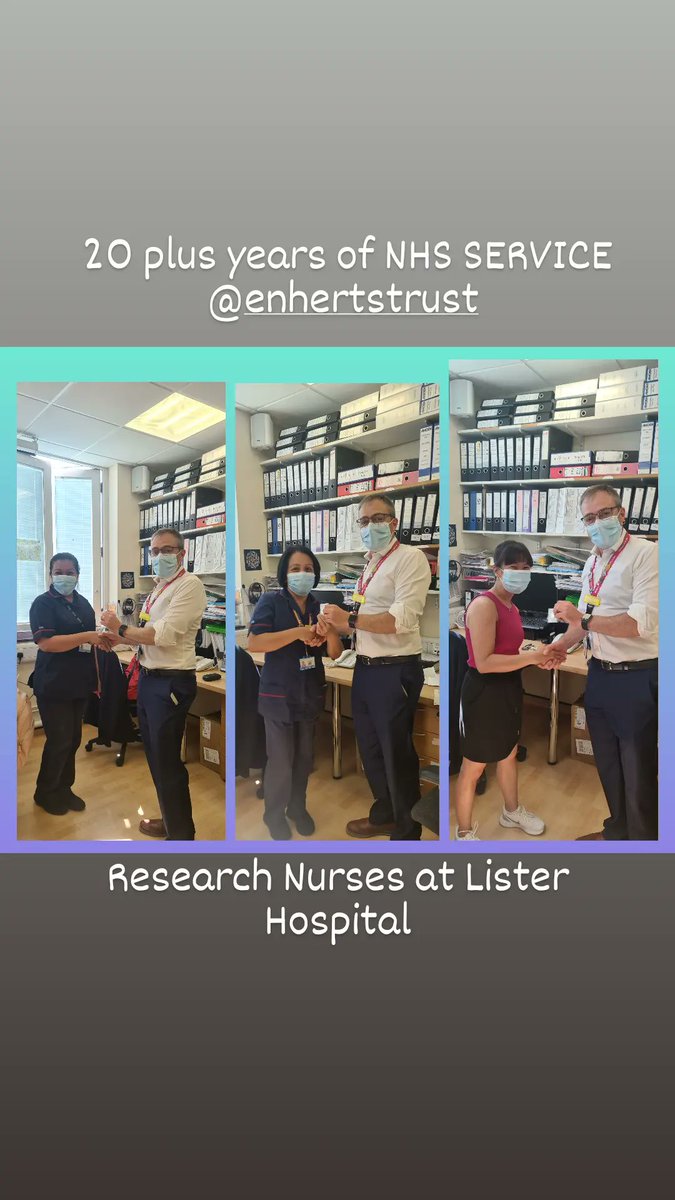 CarinaCruzRN's tweet photo. We started at ENHT and still here after more than 20 years! Thank you @MikeChilvers1 @enherts https://t.co/I9r6Hv7ikW