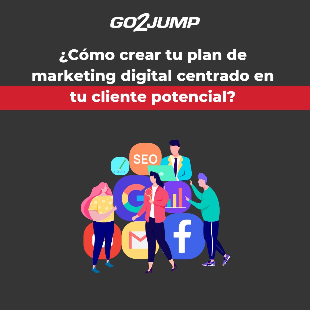 go2jump's tweet photo. 👉 ¿Dirigirías tu negocio sin un plan? ¡Por supuesto que no! En el marketing digital es igual, por eso, desde GO2JUMP queremos contarte como crear un plan de marketing digital desde cero📲. Te dejamos toda la información en nuestro blog https://t.co/qBTqm1f92z https://t.co/T0FxTMCLMj