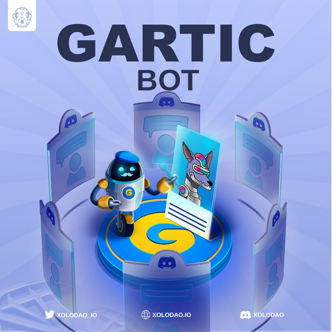 Take on the Gartic bot in today's event! 🎉

Collect XP from participating, and level up to be illegible for our weekly raffles of cash prizes! Earn double XP for beating our top score of LVL 20! 

🕓: 15:30 CET
🔗: discord.gg/xolodao

#NFT #LATAMNFT #DAO #NFTCommunity