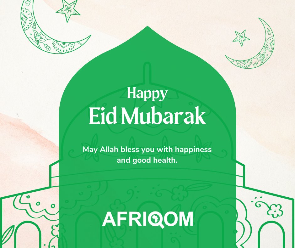 afriqom's tweet photo. To all who are celebrating, AFRIQOM wishes you a happy and blessed Eid Al Adha. On this special occasion, we would like to extend our warm wishes to all our clients and partners.
#Happyeid #Fertilizers #Agriculture #ECOWAS #AFRIQOM #fertilizermarket #africa https://t.co/4KlyzQC9YW