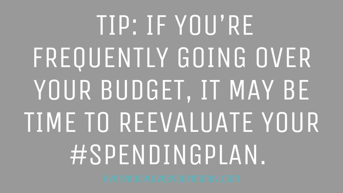 EL_YourMoney's tweet photo. TIP: If you’re frequently going over your budget, it may be time to reevaluate your #spendingplan. https://t.co/TMLXE0j8K1