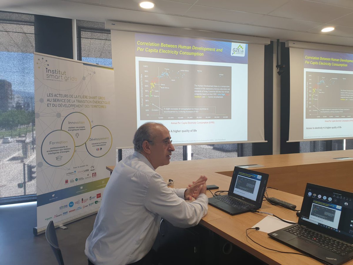 Institut_SG's tweet photo. [📸 Retour en images | AG 2022]
✅keynote Dir. @GrenobleINP Energie et décarbonation 
✅Rex consortium africit-e @DGTresor #ODIT-E @SmartsideTeam @GridPocket @ESF_ONG 
✅Bilan de nos actions 🇫🇷🇪🇺🌎
✅échanges roadmap 
@Institut_SG aide la transition énergétique desterritoires🌱👏 https://t.co/2pkqQUJi9C