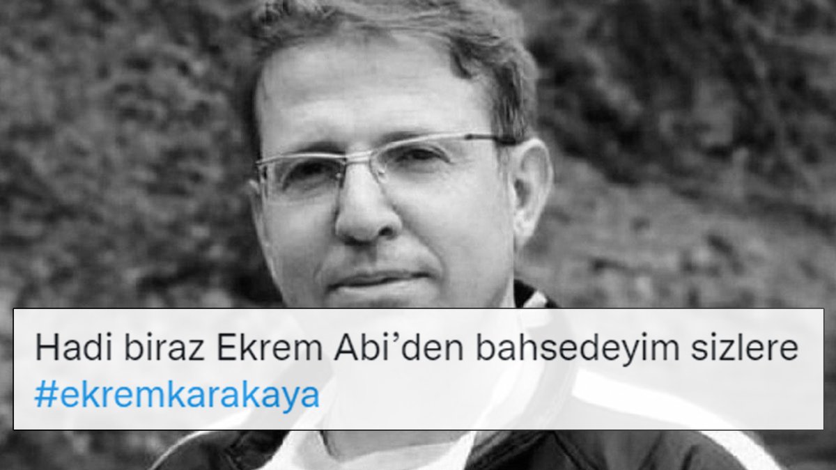 onedio's tweet photo. Eski Mesai Arkadaşının Ekrem Karakaya Hakkında Anlattıklarını Okurken Boğazınız Düğümlenecek https://t.co/9lsB4I4qdt https://t.co/Frxkcv8Tn2