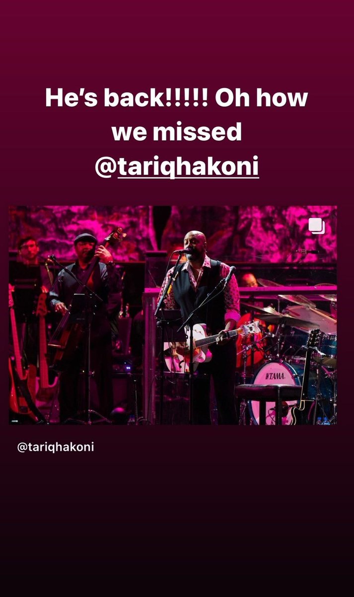 Timpanist's tweet photo. #instastory from .@joshgroban 1) He's back!!!!! Oh how we missed @TariqhAkoni 2) Me and @1Kaz2 just being weird beardsπ€π½πΊ #HarmonyTour #Boston #fun #family #Groband https://t.co/QDIeY3PvYk