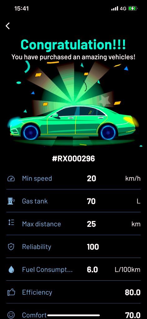 CryptoParade's tweet photo. ㊗️🎉Hypercar納車🚗
ストアの在庫あと7台くらい？

#DRIVEZ https://t.co/J57V3ZUCjJ