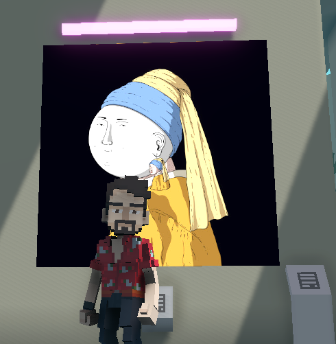 popwicklover6's tweet photo. @TheSandboxGame @MOCDA_ I just participated in the #TheSandbox weekly contest for a chance to win 200 mSAND! Here is my favorite piece from the ‘Impossible Worlds’ exhibition, check out my screenshot below!
👇 https://t.co/2shqV1w1ty