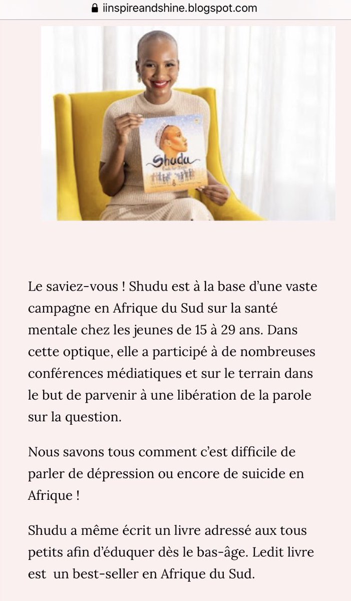 ShineInspire's tweet photo. Hello ! Nous sommes de retour !!!
Nous avons décidé aujourd’hui de mettre un point à ce fameux cliché de la jolie fille qui n’est pas intelligente. 
Connaissez-vous @abigailmusida ? Elle est un mélange de beauté et de leadership. Elle est plus qu’un corps.
https://t.co/Ua6M1iXX4r https://t.co/bhuaWnRMwp