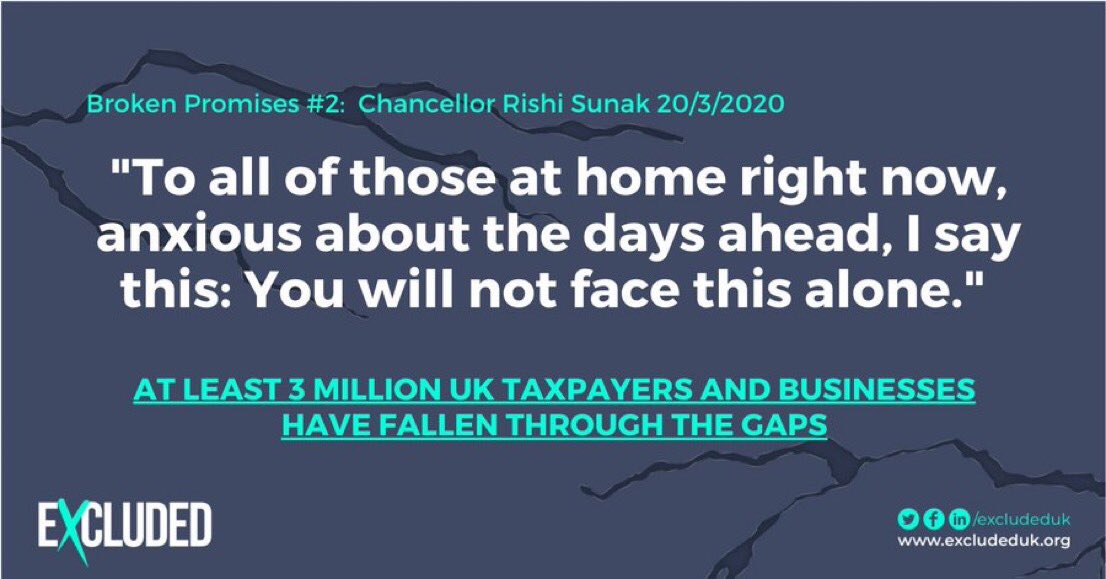 HelenL72's tweet photo. @AndExcluded @RishiSunak @OfficialEUA Well said. I’ll never forget how abhorrent Chancer @RishiSunak left 3+ million workers out of the C-19 support schemes during the entire pandemic. He also failed to listen, engage &amp; understand the impact on lives &amp; livelihoods. Disgraceful @Conservatives 👎🏻

#ExcludedUK #FBEUA https://t.co/6bZWeFA41a