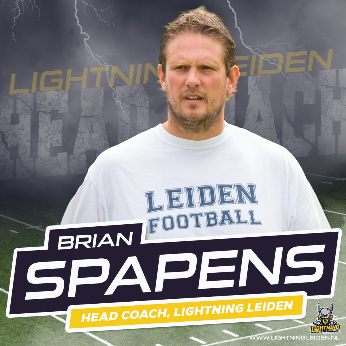 ⚡NEWSFLASH⚡

Vanaf aankomend seizoen is de nieuwe head coach van Lightning Leiden: Brian Spapens. 

#lightningleiden #headcoach #brianspapens  #americanfootballclublightningleiden #senioren #americanfootball #lightningfamily #lightning #eredivisie #lightningfamily⚡ #leiden