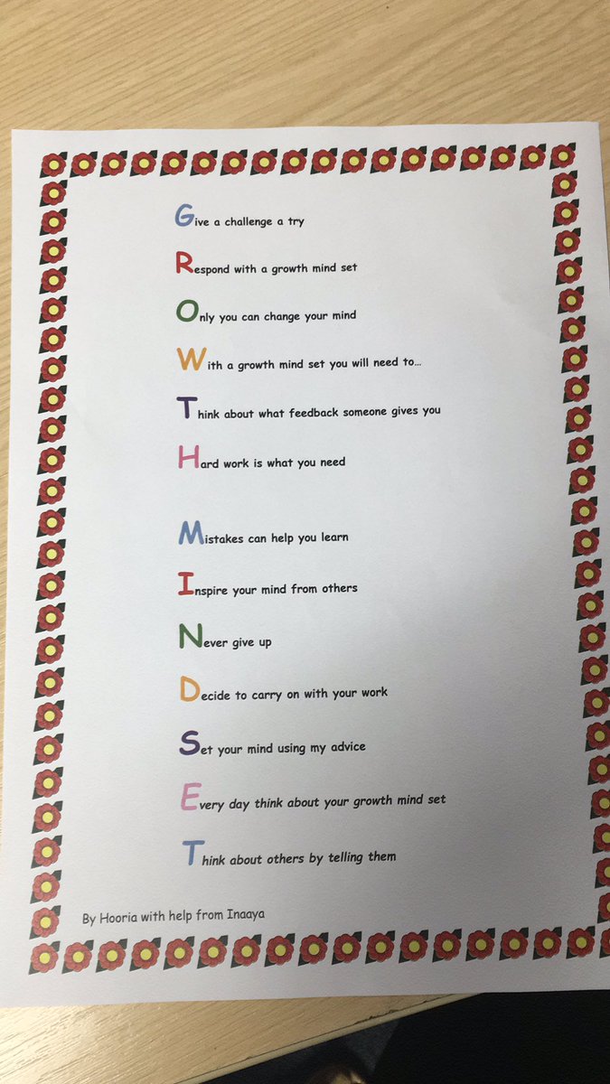 Prima1Brudenell's tweet photo. A great way to start Friday - a poem from a year 3 child at the end of #failureweek #mindsets #NeverGiveUp #feedback @JamesNottinghm #challenge https://t.co/8WdT9W0djT