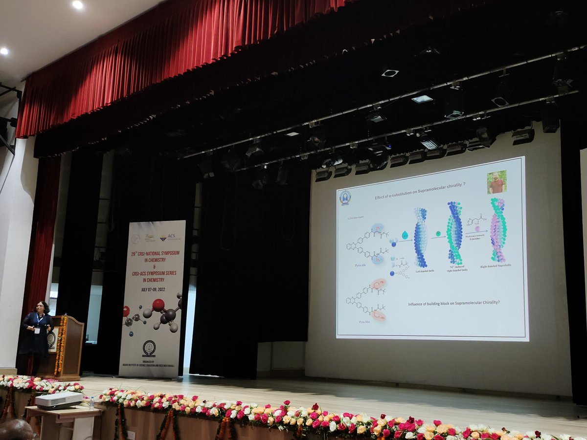 ramsastrys's tweet photo. Prof. Vandana Bhalla's lecture during the special session on 'Women in Chemical Sciences' @gndu_amritsar @IiserMohali @ChemResSocIndia #CSRI_NSC
#ACSinIndia https://t.co/tTdCAqkyfa