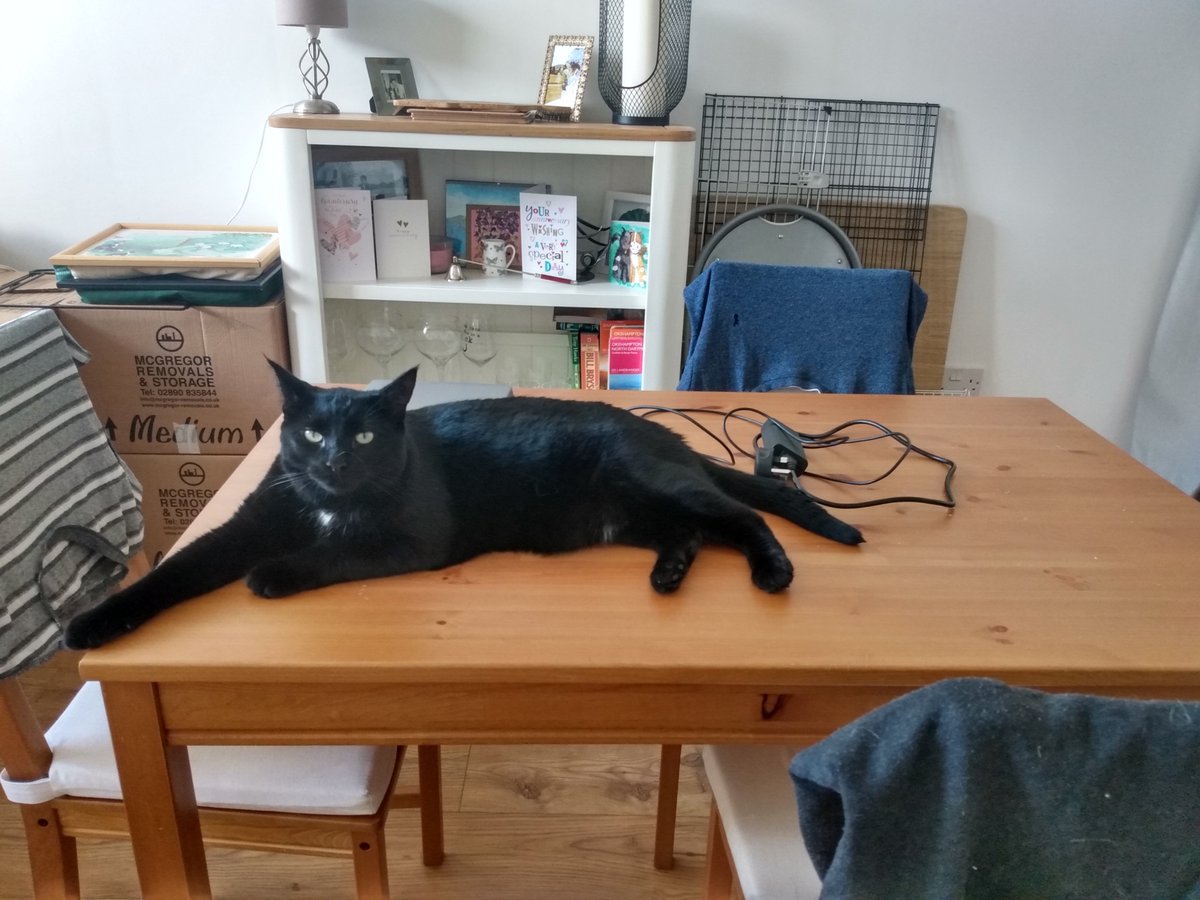 Someone thinks they've got a fair allocation of desk share.....
