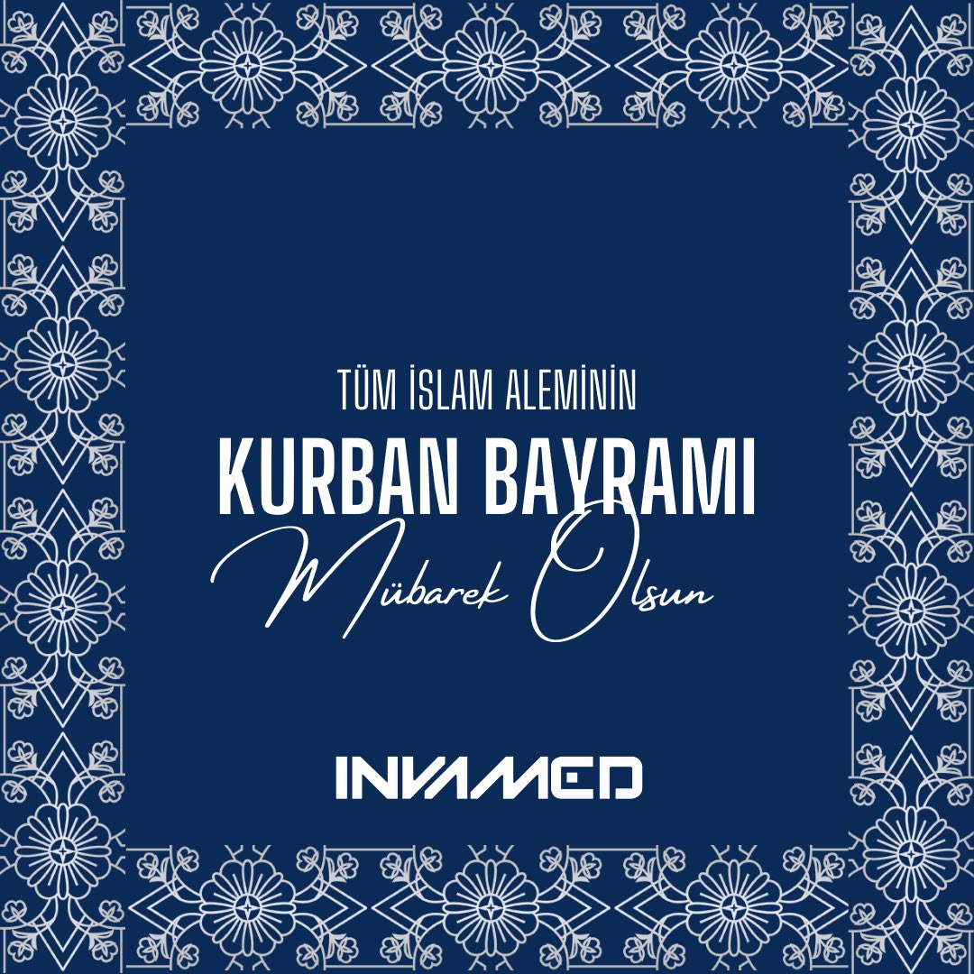 rdglobal_inc's tweet photo. Sağlık ve tıp çalışanları başta olmak üzere, Aziz Milletimizin, tüm İslam âleminin ve bütün mesai arkadaşlarımızın mübarek Kurban Bayramı’nı içtenlikle kutlar, sevgi ve saygılarımızı sunarız.
Bayramınız mübarek olsun…
#INVAMED #RDGlobal https://t.co/xEtebCzZAK
