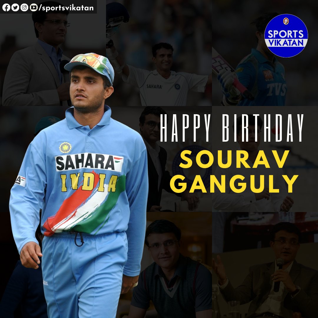 Happy Birthday Sourav Ganguly! | | 