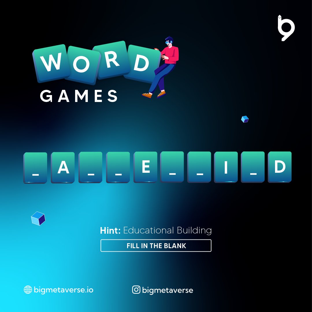 Hmm, what do you think the educational building in the BIG Metaverse would be for that column?

give your answer in the comments!
#metaverse #metaversegame #BIGlobby #BIGcoin #bridgeingain #crypto #BIGMetaverse #cryptobusiness #metaversebuilding #metaversearchitecture #nft