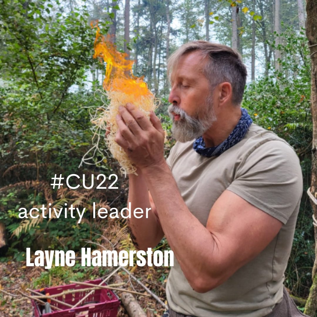 CommsUnplugged's tweet photo. WORKSHOP REVEAL - Layne is back in the field! A firm fave with #CU21’s forest bathing, Layne Hamerston returns at #CU22 with a fabulously immersive session on #bushcraft basics. 
ℹ️ https://t.co/OFVW8HwQBN
🎫 https://t.co/mnTrOe1Dy4 
#CUinthefield? https://t.co/Mu6EBOwWFY