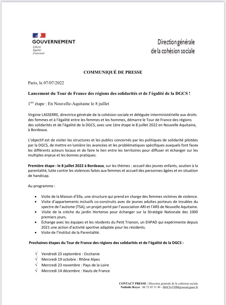 ELLEBOODE Benoit (@elleboodeb) on Twitter photo Ravi et fier d’être la 1ère étape du Tour de France de la @LasserreDGCS. Je suis sûr que l’<a href="/ARS_NAquit/">ARS Nouvelle-Aquitaine</a> et l’<a href="/PrefAquitaine33/">Préfet Nouvelle-Aquitaine et Gironde</a> et tous nos partenaires, méritons le « maillot jaune » 💪.<a href="/gironde/">Gironde</a> <a href="/Sante_Gouv/">Ministère de la Santé et de l'Accès aux soins</a> Ravi et fier d’être la 1ère étape du Tour de France de la @LasserreDGCS. Je suis sûr que l’<a href="/ARS_NAquit/">ARS Nouvelle-Aquitaine</a> et l’<a href="/PrefAquitaine33/">Préfet Nouvelle-Aquitaine et Gironde</a> et tous nos partenaires, méritons le « maillot jaune » 💪.<a href="/gironde/">Gironde</a> <a href="/Sante_Gouv/">Ministère de la Santé et de l'Accès aux soins</a>