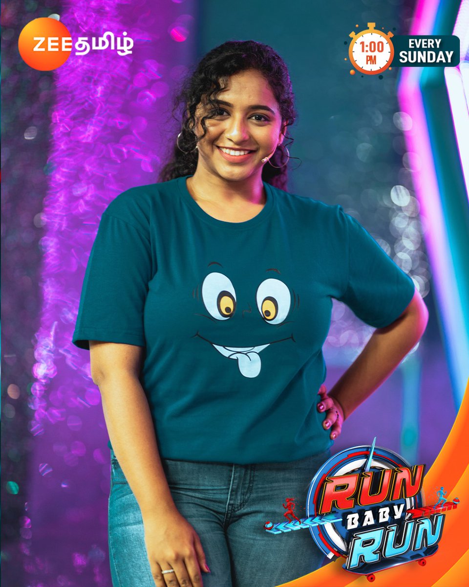 ZeeTamil's tweet photo. Happy Weekend Guysss.! 😍😍
Run Baby Run | Coming Sunday 1.00PM.
#RunBabyRun #Zeetamil #Ashiq #Tara #Thapa #Karthick #Rjsaru #RjAshwini https://t.co/tCy6jO1w46