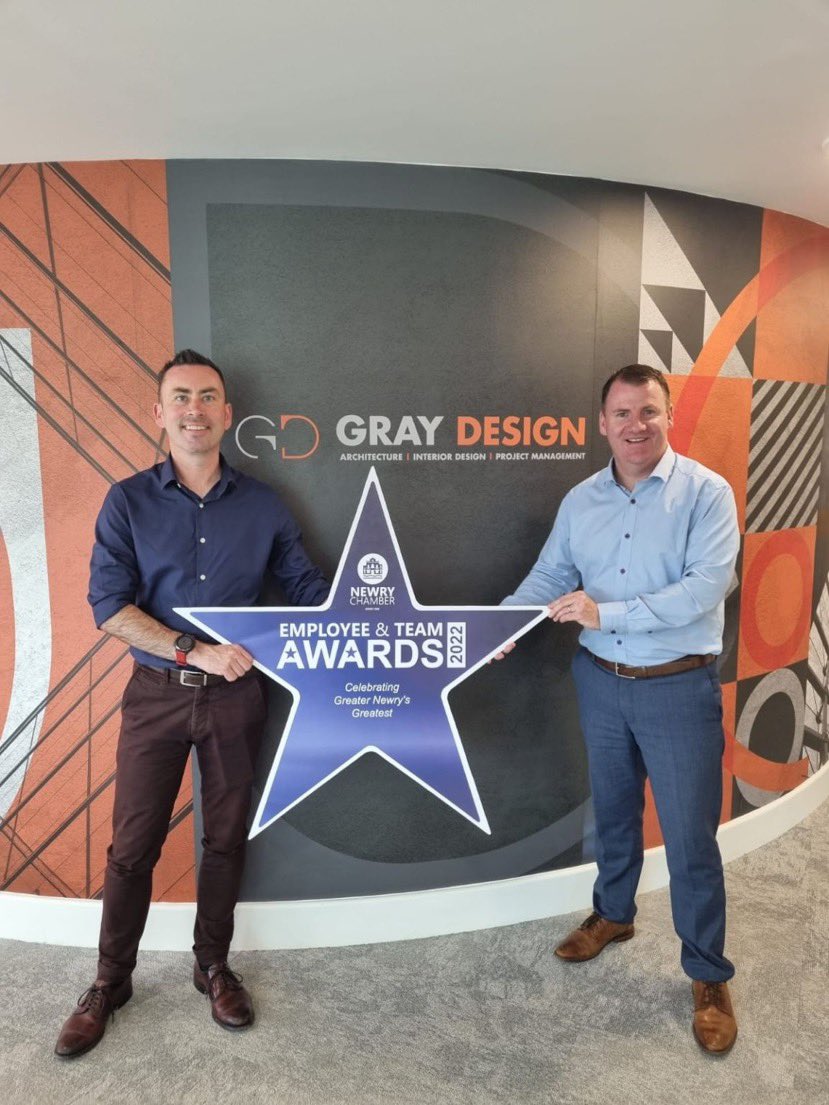 Tony Mckeown (@tonymckeown1975) on Twitter photo Thanks to <a href="/GrayDesignLtd/">Gray Design Limited</a> <a href="/BazzaGray6/">Barry Gray</a> for sponsoring "Best Property & Construction Employee" at <a href="/NewryChamber/">Newry Chamber</a> Employee & Team Awards 2022.
Nominate your colleague now: lnkd.in/eAu84Xga
#newrybusiness
21 categories in total Thanks to <a href="/GrayDesignLtd/">Gray Design Limited</a> <a href="/BazzaGray6/">Barry Gray</a> for sponsoring "Best Property & Construction Employee" at <a href="/NewryChamber/">Newry Chamber</a> Employee & Team Awards 2022.
Nominate your colleague now: lnkd.in/eAu84Xga
#newrybusiness
21 categories in total