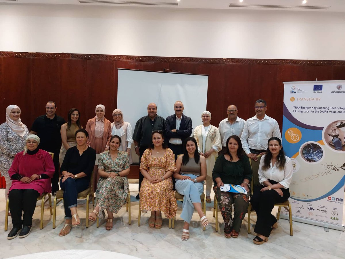 TransdairyP's tweet photo. Living Lab ESIM (Bio/Nano &ICT) of the project #TRANSDAIRY @ENICBCMed organized on July 07, 2022, a workshop "Pitch your Spin-off".
This workshop showcases the🏆 successful accomplishment of the formative sessions of entrepreneurship dedicated to the creation of Spin-off.
#GOMED https://t.co/tqhi4IeplR