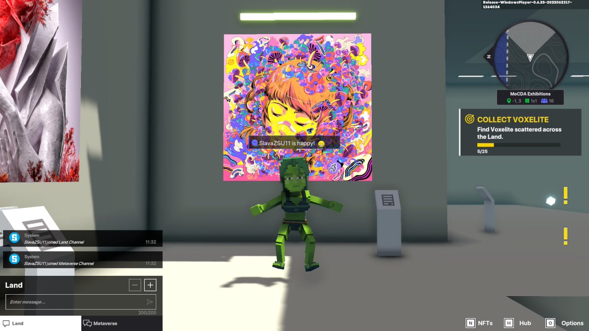 arkiheos's tweet photo. @TheSandboxGame @MOCDA_ I just participated in the #TheSandbox weekly contest for a chance to win 200 mSAND! Here is my favorite piece from the ‘Impossible Worlds’ exhibition, check out my screenshot below!
👇 https://t.co/232lec0ENY