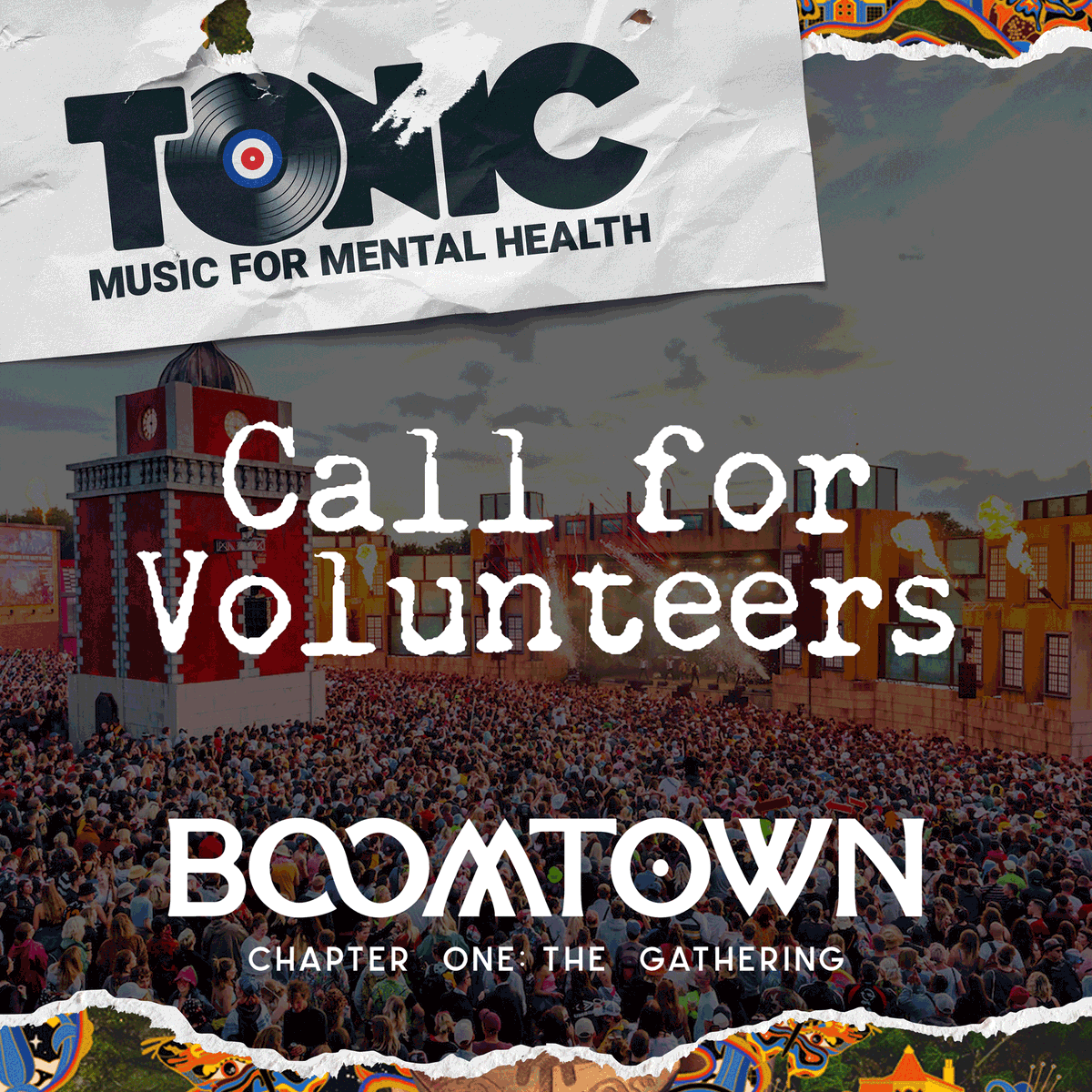 tonicmusicmh's tweet photo. Can you spare time to volunteer for Tonic at this years Boomtown between 10th-14th August? 
You can, great!
Email us at teamtonic@tonicmusic.co.uk
#MentalHealth #Music #Tonic https://t.co/CSCQeWyGT1