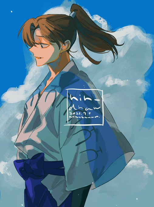 夏の匂いがする。(+15分)
 #nin_draw 