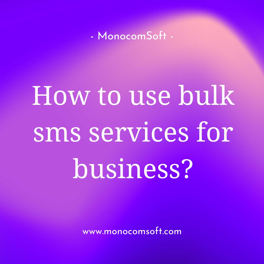 monocomsoft's tweet photo. A bulk SMS service empower businesses to send msg to thousands of client in seconds. All you have to do is enter the msg, send the list of aimed clients, & hit Send. Bulk SMS service is close to people known as msg broadcasting.
Our Site:
https://t.co/Z4wdnqyFnw
#emailextractor https://t.co/KuMiTTL47e