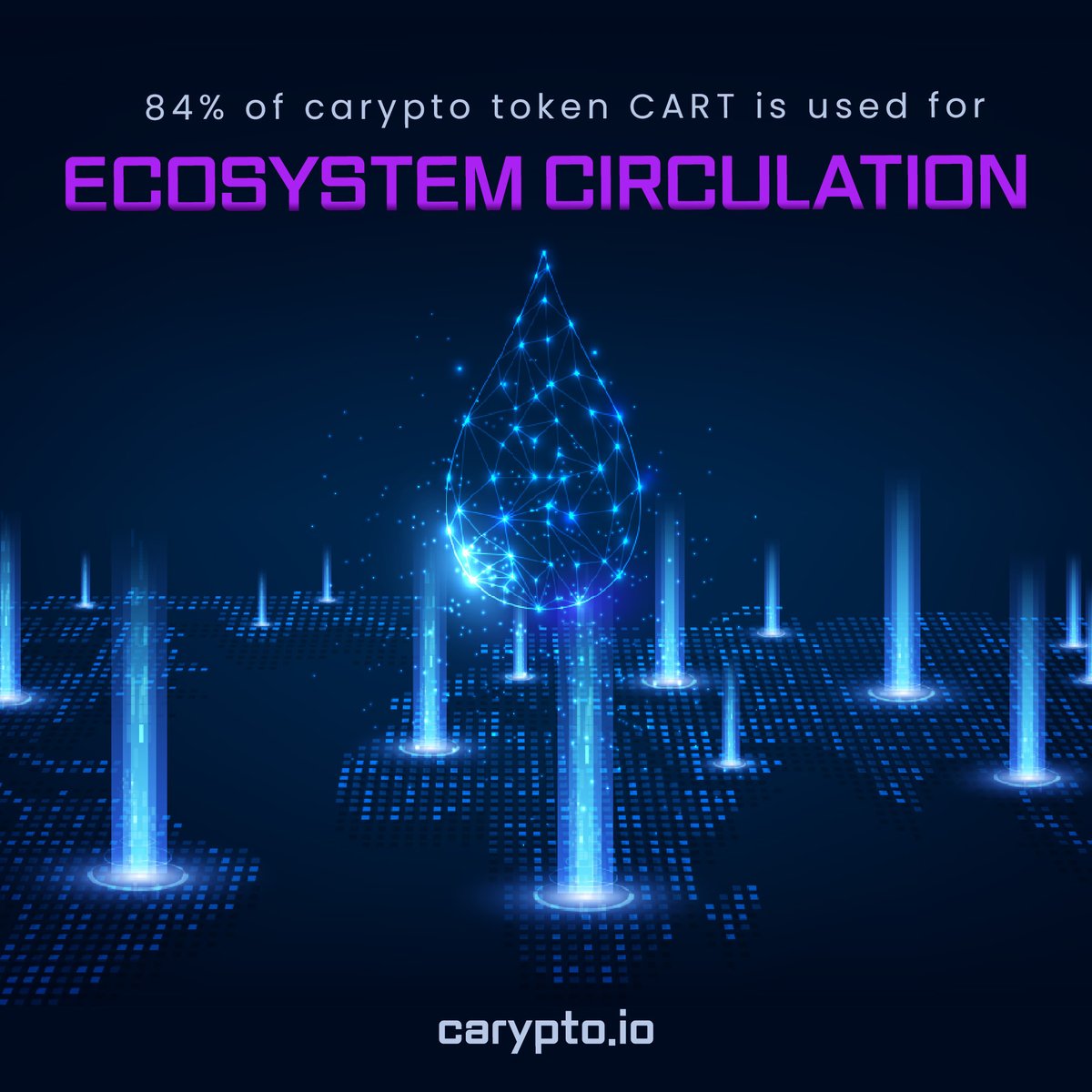 Carypto4's tweet photo. 84% of carypto token CART is used for ecosystem circulation and supports a strong incineration policy through transparent incineration plant operation. 🌱
👾https://t.co/SMlwxLiGn3 News: U.S. Stock Exchange's No. 1 News
👇
#ecosystem #car #web3 #MultiBUS #CaryptoAPP #NFT #NFTs https://t.co/6t87XO8dVQ