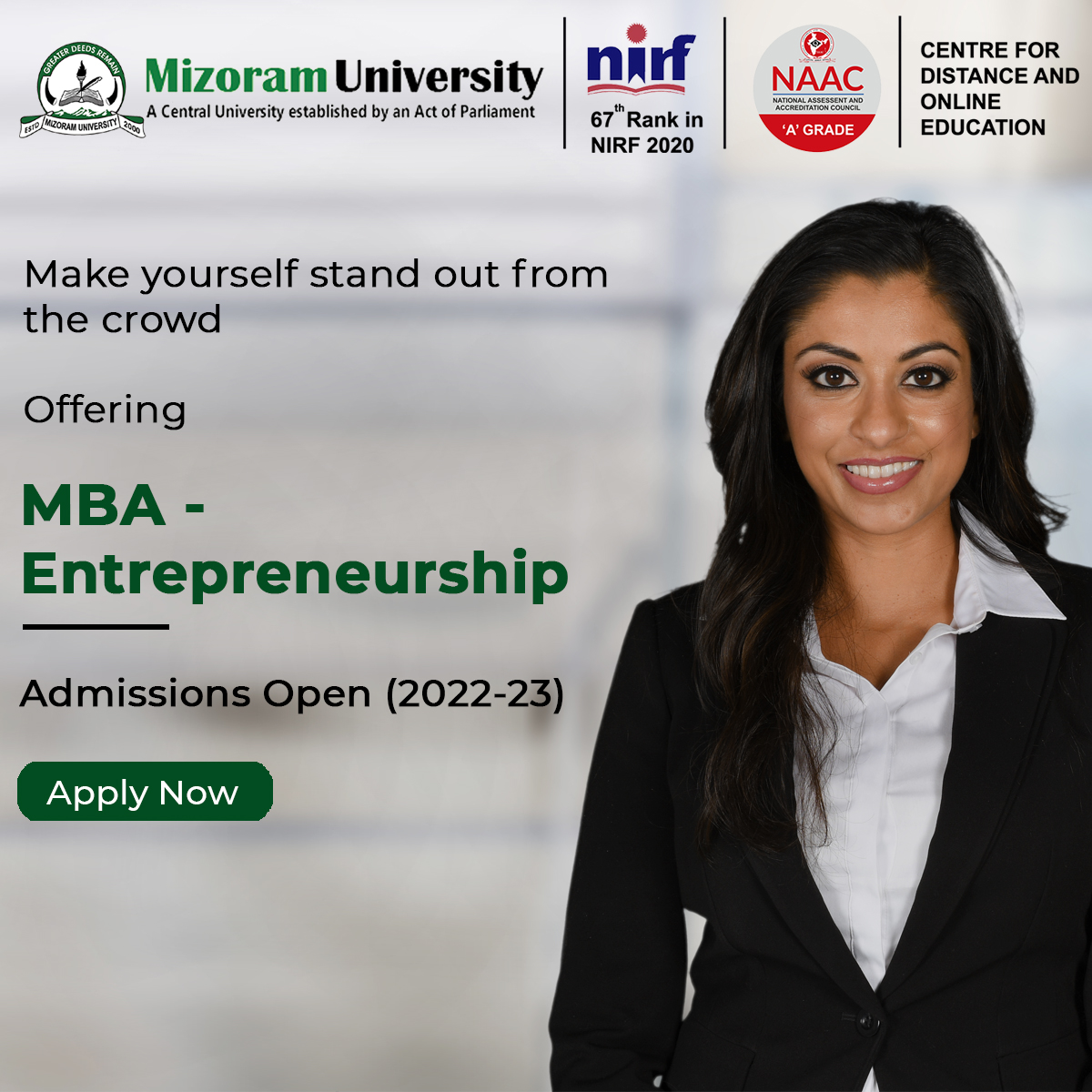 MzuOnline's tweet photo. MBA - Entrepreneurship

Available completely online!

Call: 080 470 96209

Email: admission@mzuonline.in

Admissions Open (2022-23)

https://t.co/sYicKo3s4h

#mba #enterpreneurship https://t.co/1YO9nszAuP