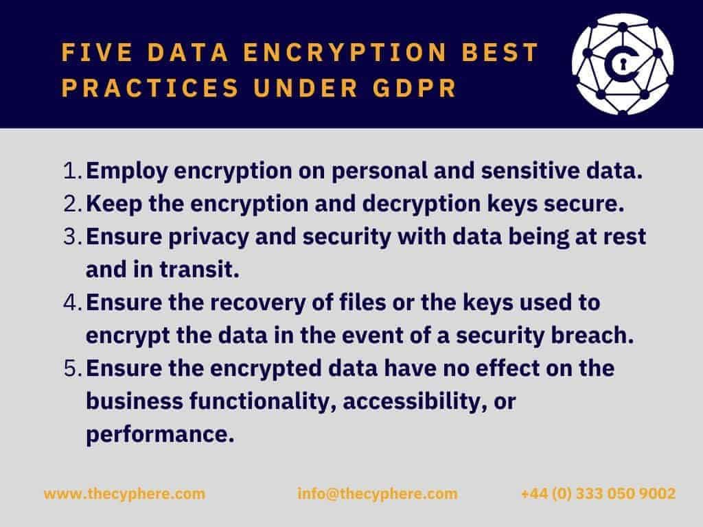 TheCyphere's tweet photo. Encryption at rest is a difficult requirement if the online service performs any data processing activities on personal data.
#GDPR #Gdpraudit #dataprotection #infosec
Read: A Guide to GDPR Encryption
▸ https://t.co/mogrL6h97l https://t.co/gyUuDx3vOc