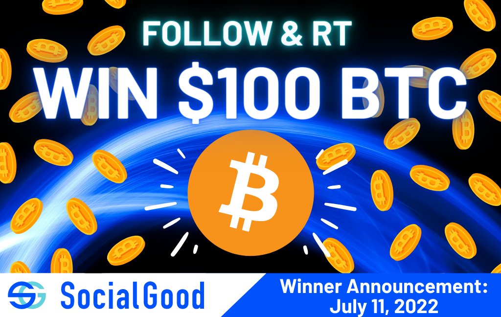 SocialGood_Inc's tweet image. 📘Win $100 in $BTC📘
Just retweet &amp;amp; follow and you could win $100 of #Bitcoin in your wallet next week!💰
We'll tag the lucky 38th #Giveaway winner on July 11. Will you be the one to win the $100 worth of #Bitcoin?👀
Want more #crypto? Download the app!
📲socialgood.inc/?id=mwPN7i
