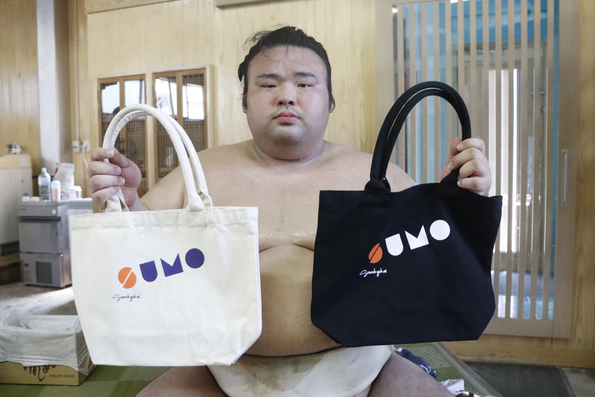 リアルひよの山エコバッグ – お相撲さんのショッピングモール