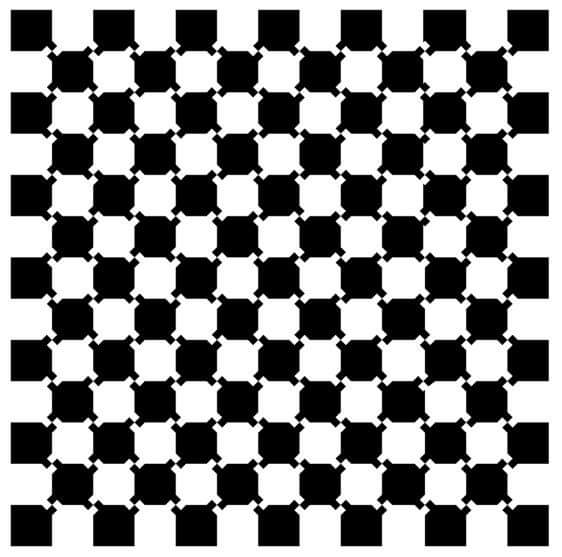 The lines are not wobbly!

The lines are not wobbly! 

Extraordinary effect created by <a href="/AkiyoshiKitaoka/">Akiyoshi Kitaoka</a>