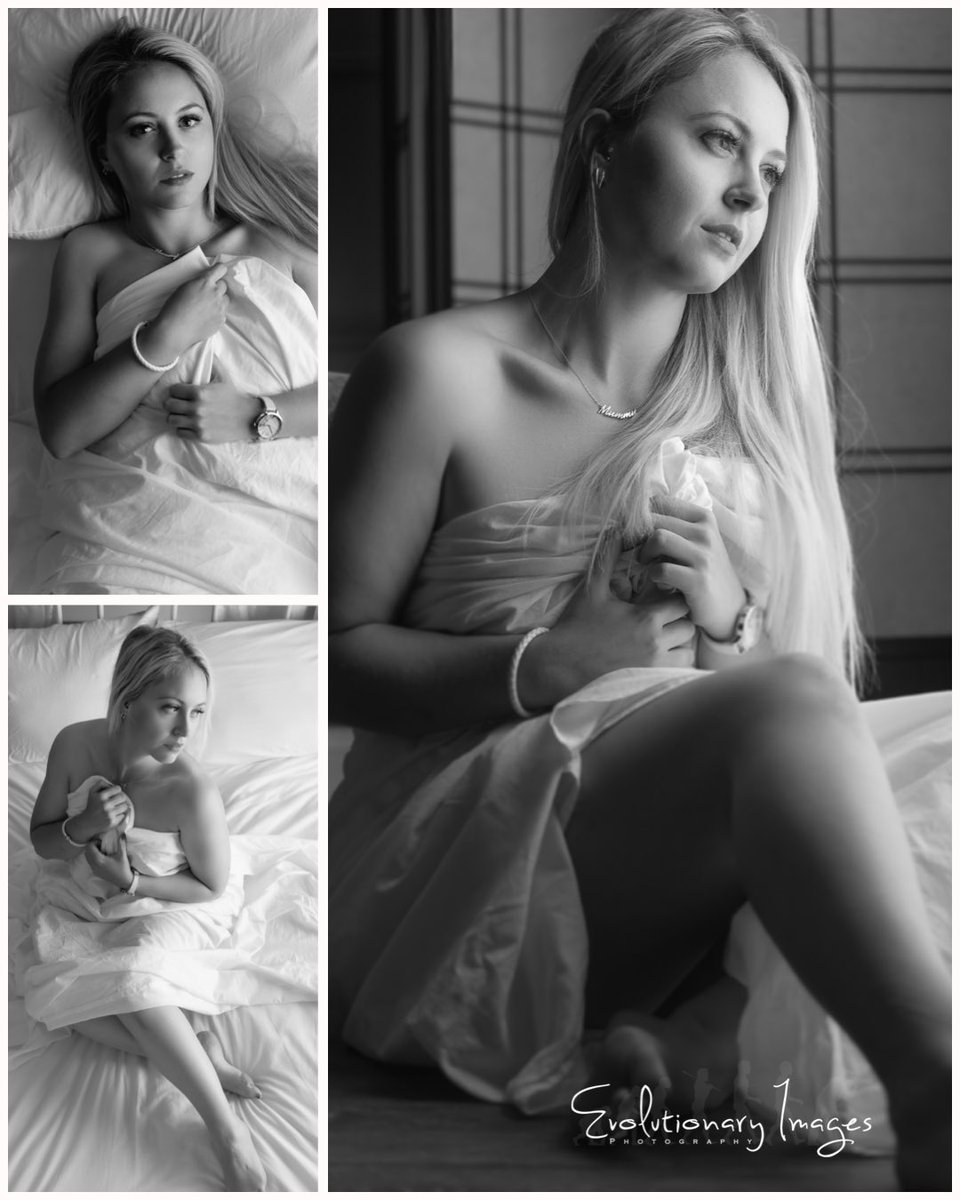 Lovely client Chrystal has been to view her White Sheet Shoot photos, and is very happy 😀. evolutionaryimages.co.uk/white-sheet-sh…