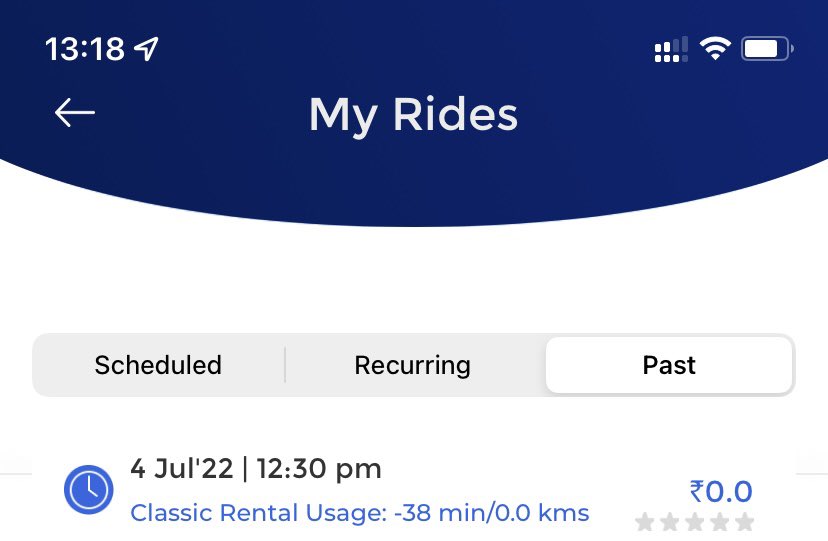 UrbanRaavan's tweet photo. @BluSmartIndia How is it showing zero rupees for a rental?
I added 500 to my wallet after this ride on 4th July, that is also missing. https://t.co/fihDmBpbPH