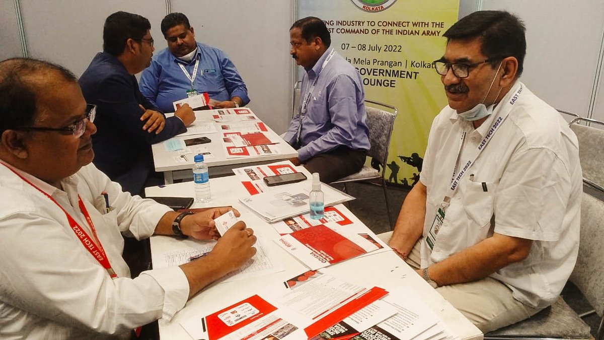 InvestInOdisha's tweet photo. Following the vision of the Hon'ble Chief minister to transform Odisha into an aerospace and defence industrial base, key executives from IPICOL attended East Tech on July 7th and 8th, 2022 in Kolkata
@CMO_Odisha @SIDMIndia @FollowCII @easterncomd
#defence #Industry #EastTech2022 https://t.co/5tLennOzZe