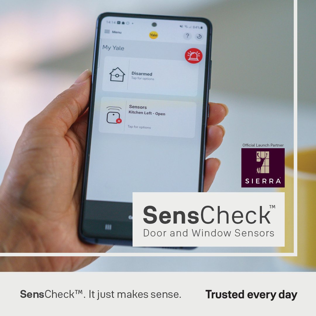 Yale has announced <a href="/sierrawindows/">Sierra Windows</a>
 as the first official launch partner for SensCheck™, the company’s new range of integrated smart window and door lock sensors.

Read more here: fal.cn/3q496