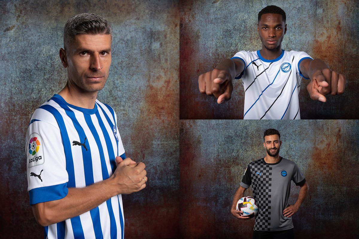 AitorBouzo's tweet photo. New @Alaves x @pumafootball #photography #laliga #football #vitoriagasteiz #deportivoalaves #alaves #sportphotography #portrait #katebackdrop @GodoxGlobal https://t.co/PUVVvVA5x4
