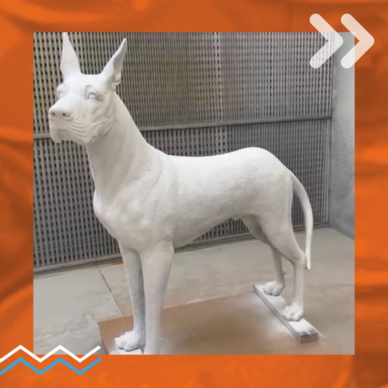 wenbarltd's tweet photo. Spray painting large items is one of our specialities, Just one of the many services we can offer in house!

We particularly loved these Giant Great Danes, Go big or go home!

#retaildesign #retaildisplay