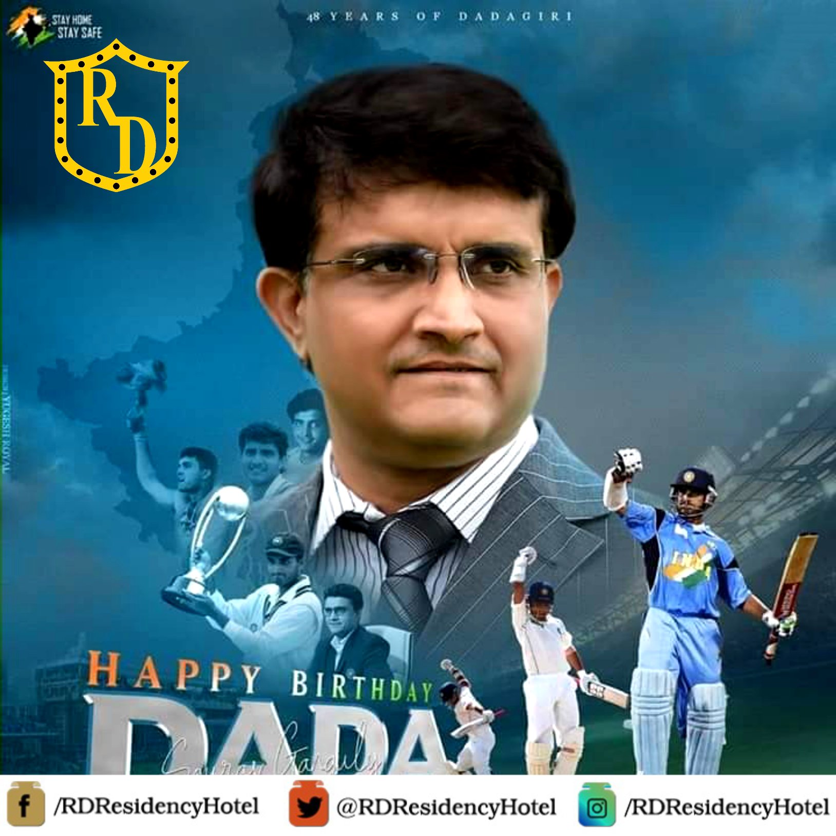   to the cricketer Saurav Ganguly.   
