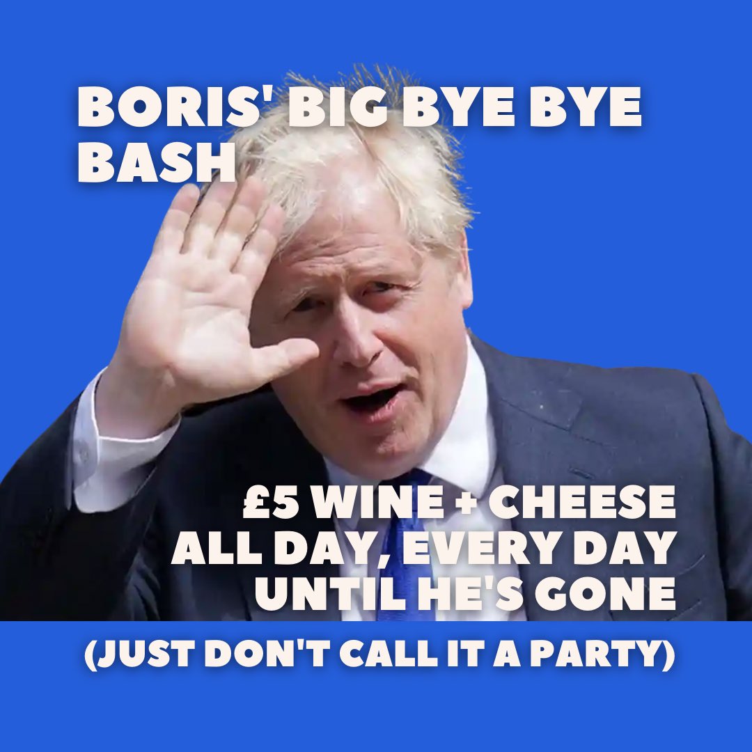 So he’s going, going, but not yet gone. While he hangs on in there, we’re throwing him one last Wine + Cheese Party and, with no COVID restrictions to limit numbers, you’re all invited.

£5 for a glass of 🍷+ a slice of 🧀 until he’s out of there. 

#KASKWine 
#visitbristol