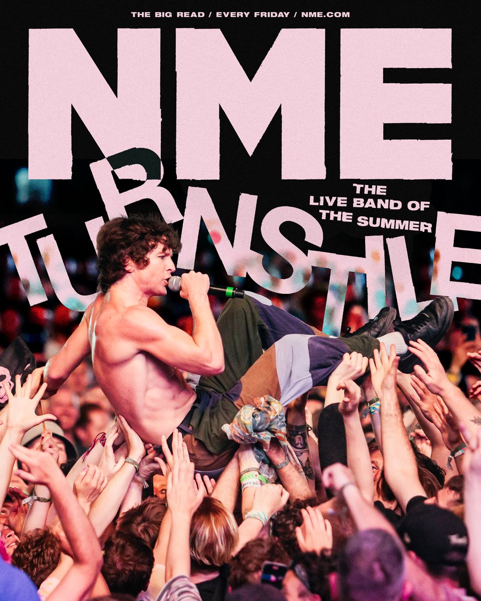 NME's tweet photo. "When the stars align for things to happen, we follow them."

How @TURNSTILEHC, the Baltimore five-piece, became the live band of the summer, bringing hardcore to the masses – and all, as frontman Brendan Yates explains, on their own terms: https://t.co/3A1M8bjCEQ https://t.co/dEXi6p87AI
