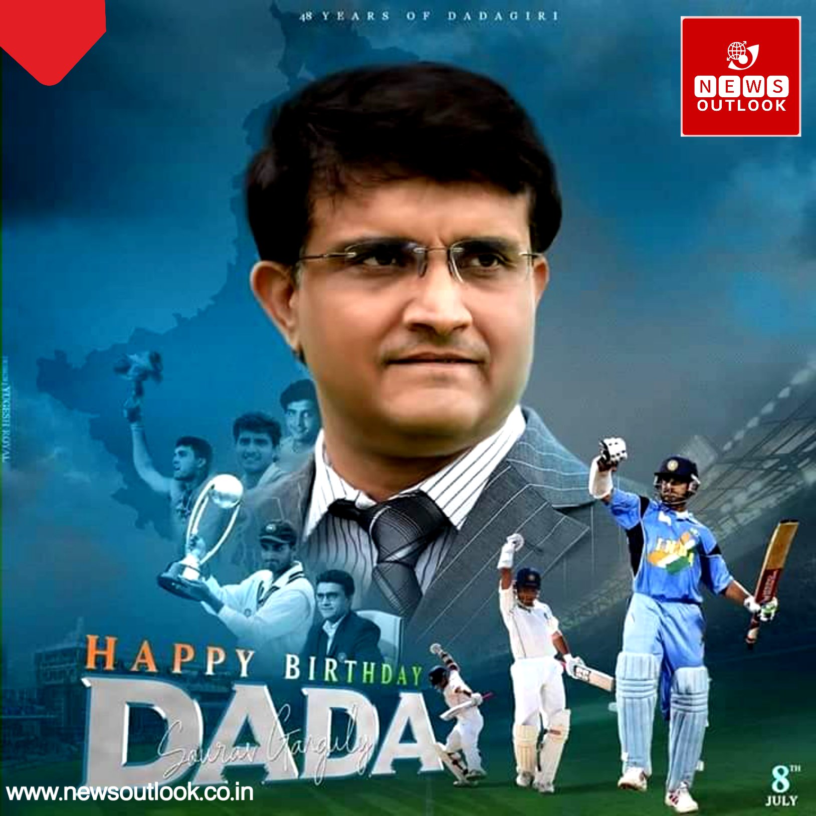  to the cricketer Saurav Ganguly.     