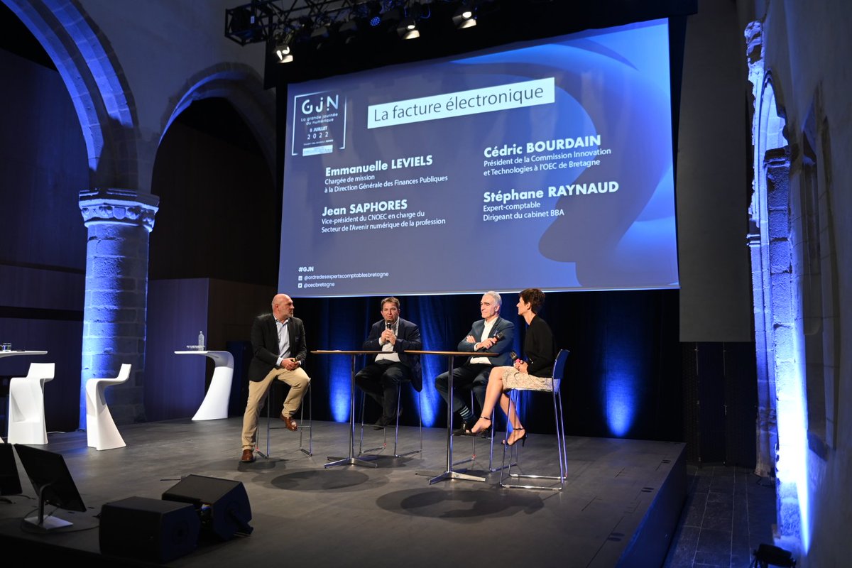 oecbretagne (@oecbretagne) on Twitter photo "Comment je vais m'adapter à cette nouvelle normalité qu'est la facture électronique ?" Stéphane Raynaud participe, aux côtes d'Emmanuelle Leviels, de Jean Saphores et de Cédric Bourdain, à la table ronde sur la facturation électronique.
<a href="/CSOEC/">CNOEC 🚀</a>
<a href="/dgfip_officiel/">Direction générale des Finances publiques</a>
#GJN "Comment je vais m'adapter à cette nouvelle normalité qu'est la facture électronique ?" Stéphane Raynaud participe, aux côtes d'Emmanuelle Leviels, de Jean Saphores et de Cédric Bourdain, à la table ronde sur la facturation électronique.
<a href="/CSOEC/">CNOEC 🚀</a>
<a href="/dgfip_officiel/">Direction générale des Finances publiques</a>
#GJN